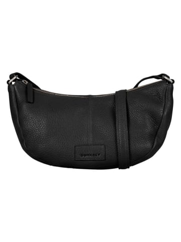 Burkely Leren schoudertas "Soft Skylar" zwart - (B)30 x (H)20 x (D)10 cm