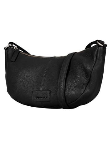 Burkely Leren schoudertas "Soft Skylar" zwart - (B)30 x (H)20 x (D)10 cm
