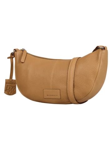 Burkely Leder-Umhängetasche "Soft Skylar" in Beige - (B)30 x (H)20 x (T)10 cm