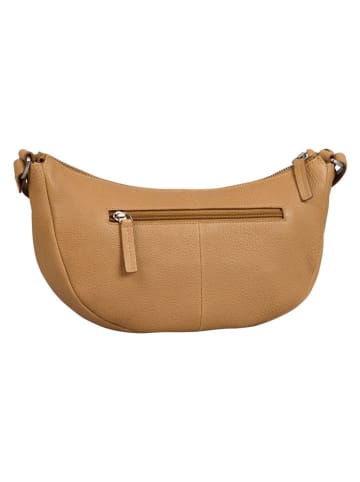 Burkely Leder-Umhängetasche "Soft Skylar" in Beige - (B)30 x (H)20 x (T)10 cm