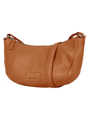 Burkely Leder-Umhängetasche "Soft Skylar" in Hellbraun - (B)30 x (H)20 x (T)10 cm