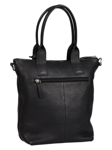 Burkely Skórzana torebka "Soft Skylar" w kolorze czarnym - szer. 29 cm