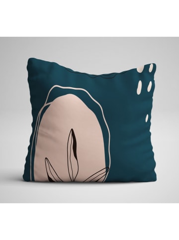 Allure 4er-Set: Kissenhüllen in Orange/ Dunkelblau/ Rosa