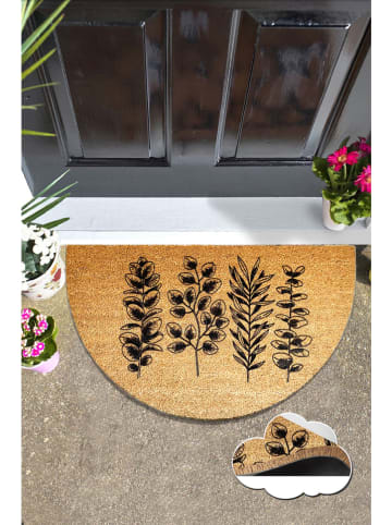 Allure Kokos-Fußmatte in Hellbraun