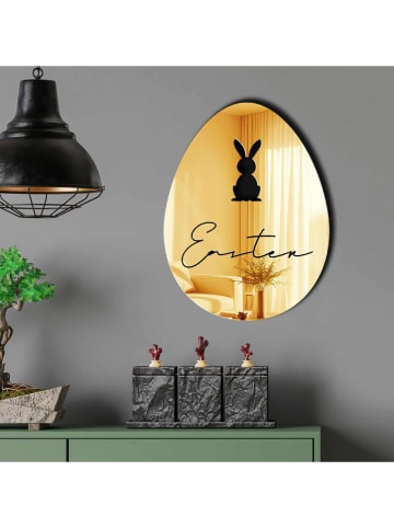 Allure Dekospiegel in Gold - (L)44 x (B)33 cm