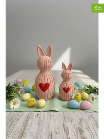 Allure 2er-Set: Dekofiguren in Rosa