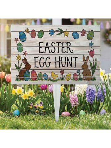 Allure Gartenschild in Bunt/ Beige - (L)38 x (B)58 cm