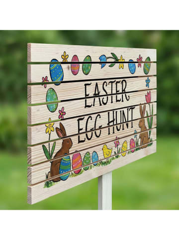 Allure Gartenschild in Bunt/ Beige - (L)38 x (B)58 cm