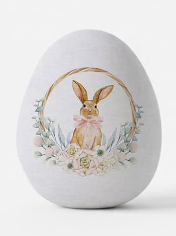 Allure Poduszka w kolorze białym ze wzorem