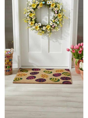 Allure Kokos-Fußmatte in Hellbraun