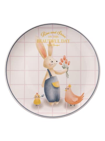 Allure 6-delige set: dessertbord wit/meerkleurig - Ø 19,3 cm