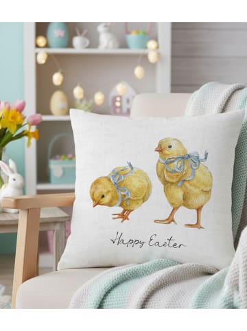 Allure Kussenhoes wit/geel