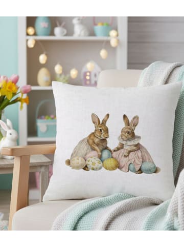 Allure Kissenhülle in Weiß/ Bunt