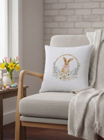 Allure Poszewka w kolorze białym ze wzorem na poduszkę