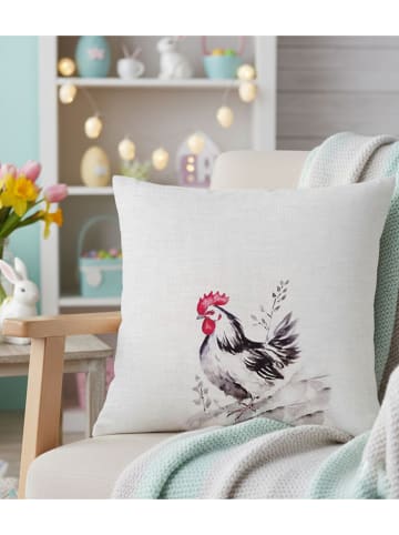 Allure Kissenhülle in Weiß/ Grau/ Rot