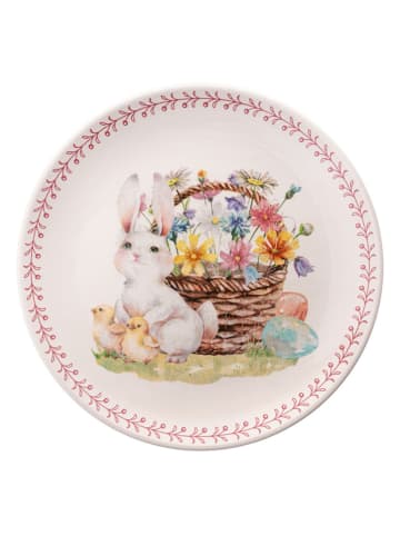 Allure 6-delige set: dinerborden wit/meerkleurig - Ø 25,5 cm