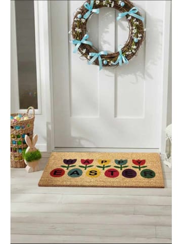 Allure Kokos-Fußmatte in Hellbraun/ Hellbraun