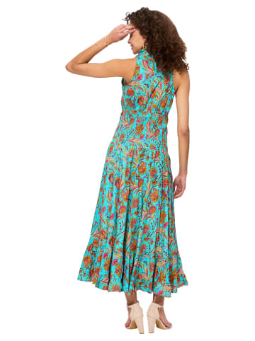Aller Simplement Kleid in Türkis/ Orange