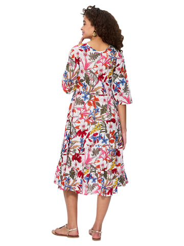 Aller Simplement Kleid in Weiß/ Bunt