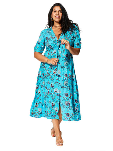 Aller Simplement Kleid in Türkis