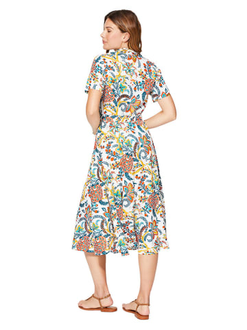 Aller Simplement Kleid in Weiß/ Bunt