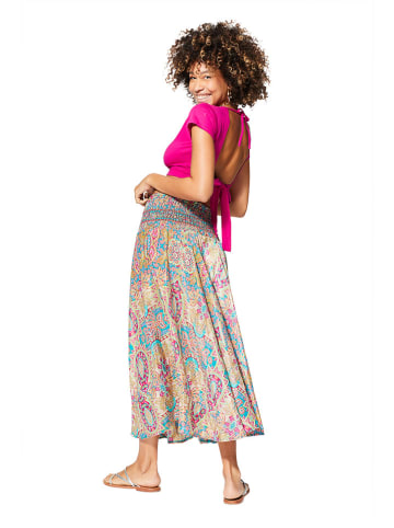 Aller Simplement 2-in-1 rok turquoise/roze