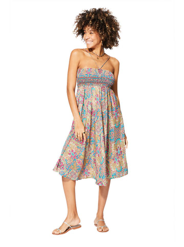 Aller Simplement 2-in-1 rok turquoise/roze