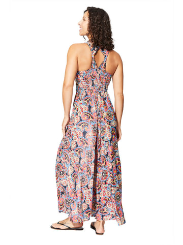 Aller Simplement Kleid in Dunkelblau/ Rot