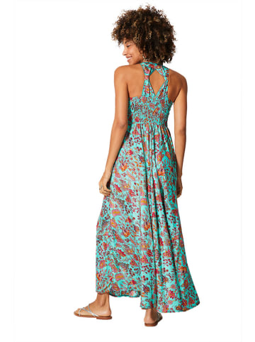 Aller Simplement Kleid in Türkis/ Orange