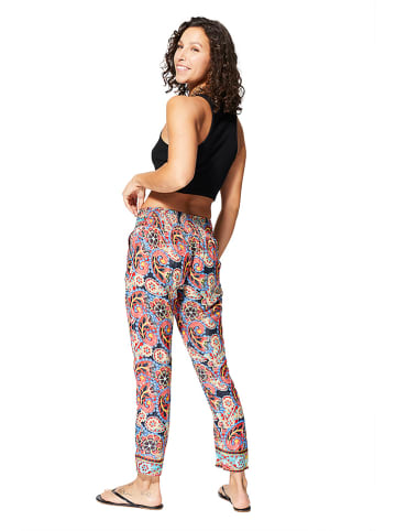 Aller Simplement Broek donkerblauw/rood