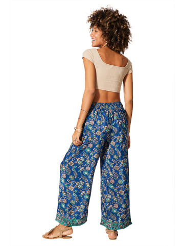 Aller Simplement Broek donkerblauw/turquoise