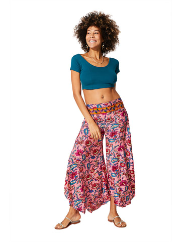 Aller Simplement Broek lichtroze/blauw