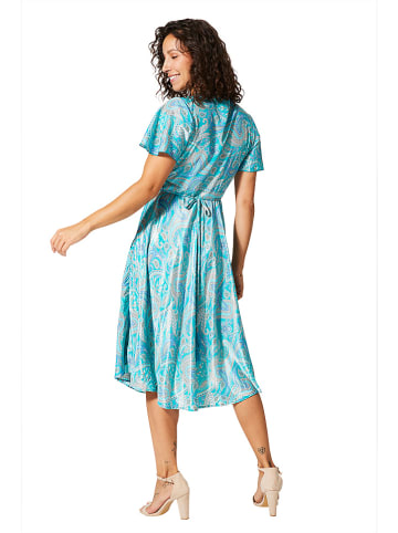 Aller Simplement Jurk turquoise