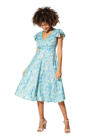 Aller Simplement Kleid in Türkis/ Blau