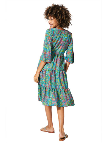 Aller Simplement Sukienka w kolorze turkusowo-różowym