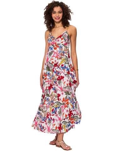 Aller Simplement Sukienka w kolorze biało-czerwonym