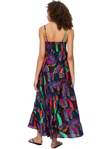 Aller Simplement Kleid in Schwarz/ Bunt