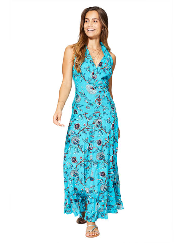 Aller Simplement Jurk turquoise