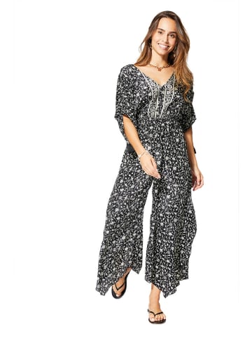 Aller Simplement Jumpsuit in Schwarz/ Weiß