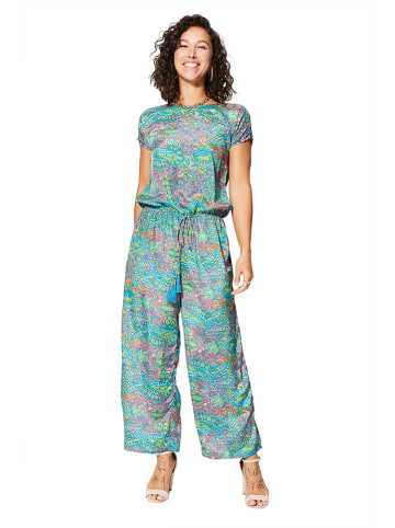 Aller Simplement Jumpsuit in Türkis/ Bunt