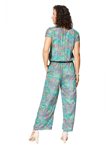 Aller Simplement Jumpsuit in Türkis/ Bunt
