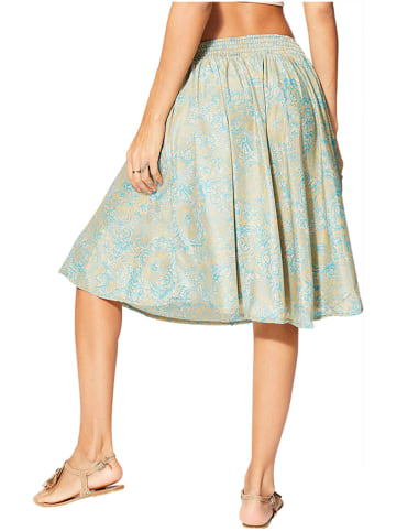 Aller Simplement Spódnica w kolorze turkusowo-żółtym