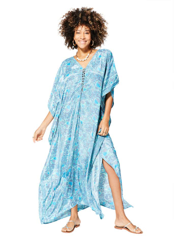 Aller Simplement Kaftan lichtblauw