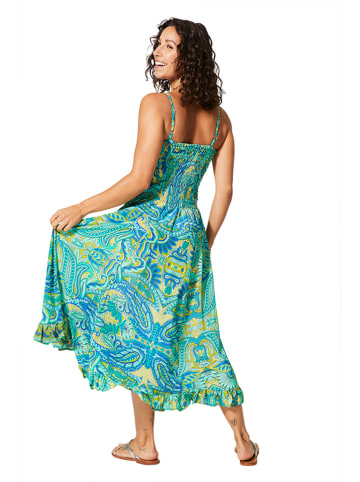 Aller Simplement Jurk blauw/groen