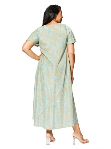 Aller Simplement Jurk blauw/groen