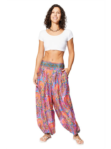 Aller Simplement Pumphose in Pink/ Blau