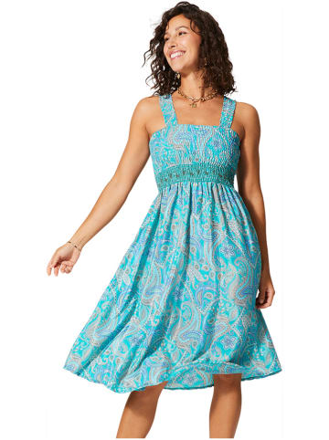Aller Simplement Kleid in Türkis