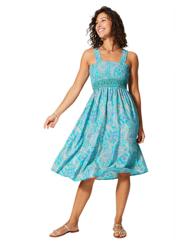 Aller Simplement Jurk turquoise
