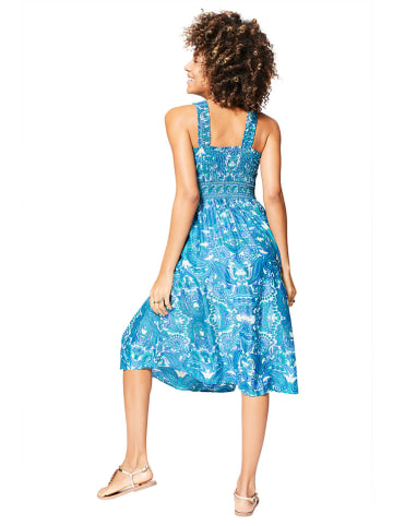 Aller Simplement Jurk blauw/wit