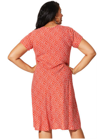 Aller Simplement Jurk rood/wit